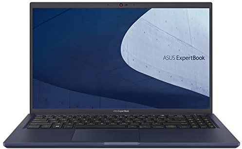 ASUS ExpertBook B1 B1500CEAE, Notebook Business in Alluminio, 1.3 kg, 15,6 FHD Anti-Glare, Intel i7-1165G7, RAM 8GB DDR4, 512GB SSD PCIE, Intel Iris Xe, Windows 11 Pro, Nero