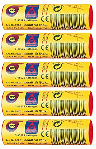 Sohni-Wicke 0220 Amorces 100 Schuss Bänder für Spielzeugpistolen (5 Rollen je 1.000 Schuss)