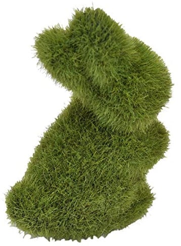 Restokki Kaninchen Ornament Kunstrasen Hase Figur Osterhase Statue für Home Desk Dekoration