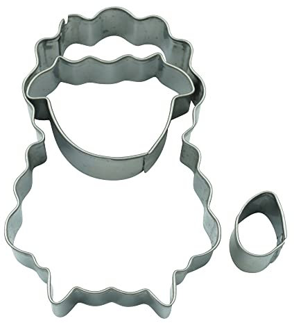 BekkiB Ausstecher Set Schaf mit Osterei - Große Ausstechform Maße 6,4 x 4,4 cm - Zum Backen von Keksen und Plätzchen - Für die Spülmaschine geeignet - 8882