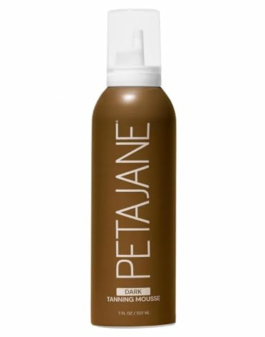 Peta Jane Mousse bronzante foncée | Autobronzant sans soleil, léger, bio, naturel, finition sans traces | Non collante | 200 ml