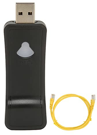 Adaptador USB WiFi, 300 Mbps 2,4 GHz Inalámbrico WiFi Receptor Transmisor RJ45 Adaptador de Red para TV Consolas de Juegos Impresoras