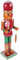 CLISPEED Wooden Nutcracker Doll Decor, Gingerbread Man Adorn Nut Cracker Puppet Ornament Desktop Figurines for Spring Festival Easter Home Store Party Scene Decor