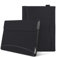 Tablet Case For Microsoft Surface Pro 7+/7/6/5/4/3 12.3 Inch - Multiple Angle Viewing Cover with Pocket & Stylus Holder (Black)