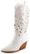 Toocool Stivali donna texani estivi camperos scarpe traforati WZ688-67 [40,bianco]