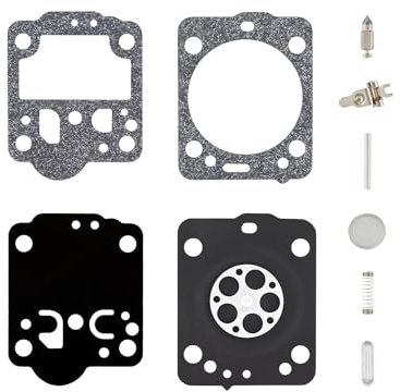 Membransatz für Zama C1T RB-149 GND-83 Craftsman 358381600 Jonsered CS2234S CS2238S CS2240S Husqvarna 120 MARK II 135 140 230 235 236 240 435 440 E MC Culloch CS340 CS350 CS380 CS390 CS410 CS450