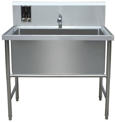 Hundebadewanne aus Edelstahl,Hundepflegewanne für Haustiere,Hundebadewanne Edelstahl Haustierpflegewanne,Tierbad Hunde Katzen Haustiere Badewanne,für Tierklinik Haustiere-Schönheitssalon(31in/80cm)