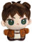 Zhongkaihua Eren Jaeger und Levi Soft Figure Stuffed Pillow Cute Soft Anime Stuffed Figure Sofa Car Decoration Pillow