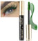 Green Mascara, Coloured Waterproof Telescopic Emerald Green Dark Green Mascara for Eyes - Long Lasting Volumizing and Thickening Highly Pigmented No Smudge Festival