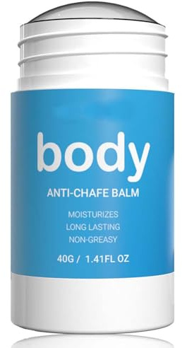 Anti Chafe Stick, Water & Sweat Proof Balm for Friction, Prevent Thigh Rashes & Sports Chafing, Dryness & Long-Lasting Protection, Anti-Friction Cream, Anti-Chafing Stick for Active Lifestyles