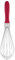 U-Taste Kitchen Whisk: 18/10 Stainless Steel Balloon Whisk 28 cm Medium Egg Beater with 8 High Flex Wires and Non-Slip Silicone Handle for Whipping Blending Mixing Batter Creams Sauces (Red)