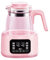 GLORYSAT 1.3L Glass Kettle, 72H Constant Temperature, Touch Screen Control, Pink