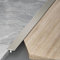 Raouoae Übergangsprofil T-Profil Ausgleichsprofil Aluminium Eloxiert Übergangsschiene 3 Stück 100cm Flach Ausgleichsprofil Abschlussleiste Für Fliesen Laminat/Parkett(High-End-Grau,Breite: 8mm)