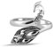 PULABO Phoenix Peacock Design Öffnungsarmband Ring für Geschenke Verstellbarer Armreifen Ring Superior bequem