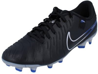 Nike Legend 10 Academy FG/MG Herren Football Boots DV4337 Soccer Cleats (UK 9 US 10 EU 44, Black Chrome Hyper royal 040)