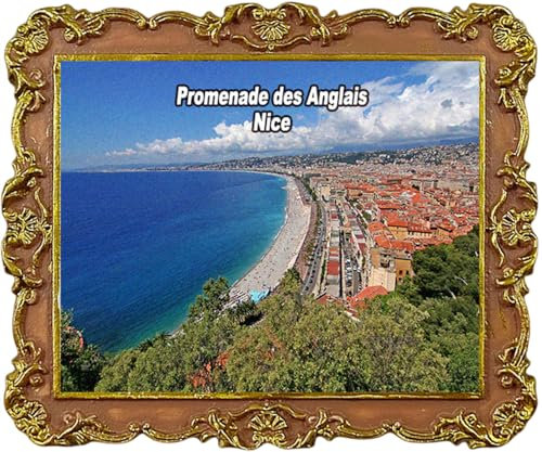Kühlschrankmagnet Promenade des Anglais Nice France Travel Souvenirs City Attractions Kühlschrank Magnet