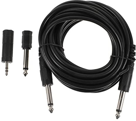 CIMAXIC Professionelles Gitarrenkabel Mit Adapter Hochwertige Instrumentenverbindung Für E Gitarre Bass Und Tasteninstrumente ärmschutz Für Optimale Klangübertragung
