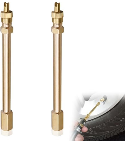 2 Stück Ventilverlängerung Autoventil,Ventilverlängerung,Autoventil Verlängerung 10 Cm Mit Rückschlagventil,ventilverlängerung für lkw ,Ventilverlängerungen Für Auto,Lkw Kompatibel Mit Reifenventil