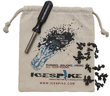 ICESPIKE - ice grips - no straps, chains or coils - for runners, walkers and workers