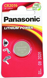 Connect 36907 Panasonic Coin Cell Battery CR2016 1pc