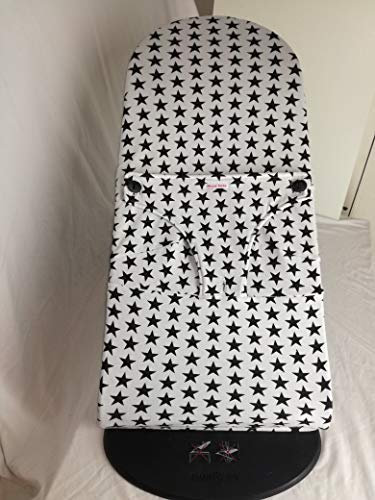 MOON-BEBE Bezug fur babywippe Babybjorn Bliss, Balance und Soft (WHITE)