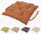 sunnypillow Stuhlkissen Outdoor, Indoor - 50 x 50 x 12 cm - Auflage für Stühle, Bänke in Haus und Garten - Sitzkissen für Paletten - Stuhlauflage, Gartenkissen für Gartenmöbel - Kissen Orange