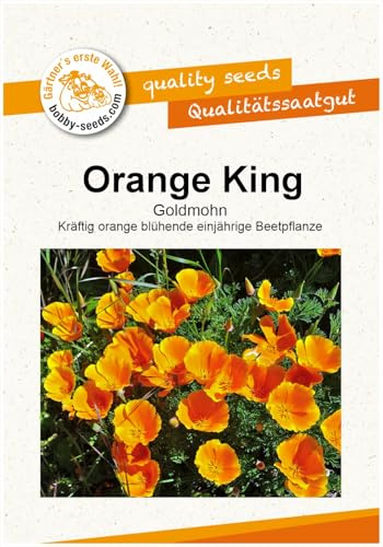 Blumensamen Orange King Goldmohn Portion