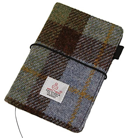 Harris Tweed Bullet Journal Pocket Notebook Cover for (3.5 x 5.5) Notebook (MacLeod)