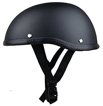 BGMKE Aperto Caschi da Moto Portatile Jet Casco Scodella ECE Omologato retrò Motociclo Aperto Faccia Casco Donna Uomo Scooter Casco per Moto,Adult Cruiser Chopper Mezzo Casco 55-62 Cm