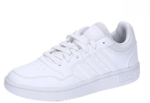 adidas Hoops , Sneakers Unisex - Bambini, Bianco (Ftwr White/Ftwr White/Ftwr White), 31.5 EU