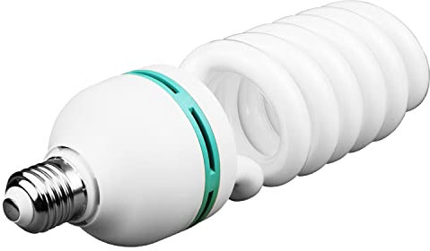 BOLLUMA 50W = 135W Fotolampe E27 5500K 220V Fotoleuchte, Studioleuchte Energiesparende Beleuchtung für Produktfotografie Fotostudio Softbox