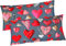 Seersucker Kissenbezug - 2er Set in 40x80cm - Herzen, Landhaus, Love, Liebe - Kopfkissen-Bezug, Kissenhülle, Doppelpack - 100% Baumwolle (BS-Valentin)