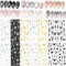 RUNRAYAY 12 Sheets Butterfly Nail Stickers, Self-Adhesive Gold Silver Nail Art Decals for DIY Nail Decorations