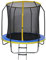 Panana 8ft Outdoor Trampoline with Safety Enclosure Netting and Ladder for Kids Adults Space Hopper Exercise Fitness Indoor Gym Garden Park Patio