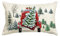 Artoid Mode Aquarell Lastkraftwagen Baum LKW Weihnachten Kissenbezug, 30x50 cm Winter Merry Christmas Xmas Zierkissenbezug Cushion Cover Couch Deko