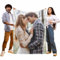 Personalisierte Decke,Decke mit Foto Personalisiert Decke mit Foto, Fotodecke mit Eigenem Foto,Super Weich Flanell Collage decke Geschenke für Vater, Mutter, Kinder, Haustiere, Freunde oder Paare