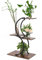 Todeco Pflanzenregal indoor, 5 Etagen Pflanzenständer aus Metall, Mehrstöckig Blumenständer für Indoor Outdoor Garten Balkon Deko