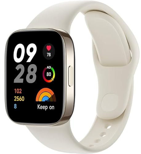 FYISWHO Bracelet Sport pour Redmi Watch 3, Bracelet de remplacement en Silicone pour Redmi Watch 3