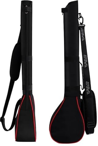 Golf-Tragebags Golf-Übungstasche bietet Platz for 3 Golfschläger tragebag (Color : Black red)
