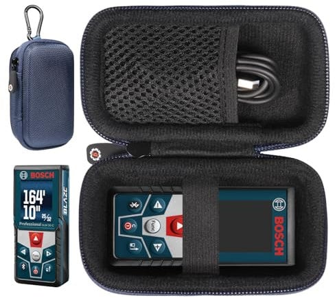 Getgear Laser Distance Measure Case for Bosch Blaze GLM50C Bluetooth Enabled 165ft Laser Distance Measure with Color Backlit Display