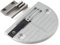 GZYF Flat Car Needle Plate & Feed Dog Anti-Crease Silver Steel For Cutline For Cutsew for Sewing Machine Part 1 Set
