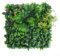 Decoración de pared de plantas simuladas, 50 x 50 cm, panel de flores de plástico para decoración de pared del hogar, jardín (2)