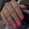 Ceboic 24Pcs Faux Ongles Court Carré Rose Rouge Press on Nails Glossy Couleur Pure Ongles à Coller Artificiels Ongles à Presser Acrylique Couverture Complète French Capsule Ongles pour Femmes Filles