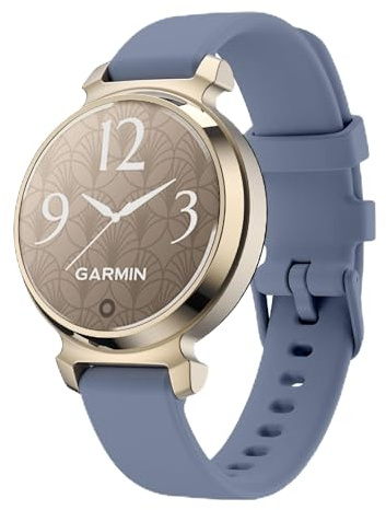 GIOPUEY Armband Kompatibel mit Garmin Lily 2/Claasic/Active, Weiches Silikon Armband [Verschleißfest] [Atmungsaktiv] Ersatzarmband - Blue