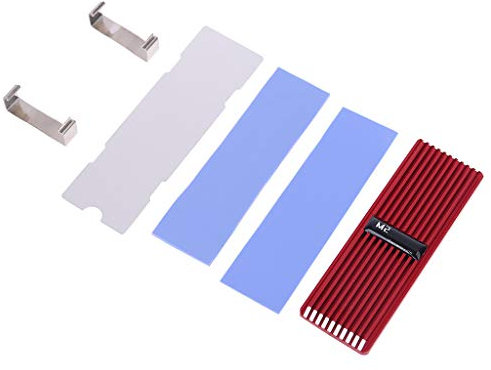 kwoifioy For M.2 SSD NVMe Heat Sink 2280 Hard Disk Aluminum Heatsink Gasket With Thermal Radiator PC Accessories