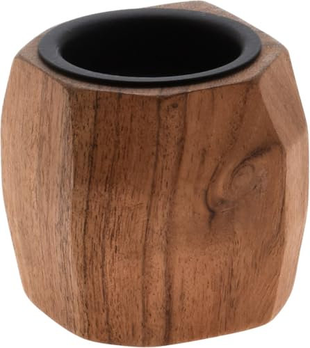 ZauberDeko Teelichthalter Akazienholz Holz Tischdeko Deko Herbst Weihnachten Sommer Geschenk 6cm