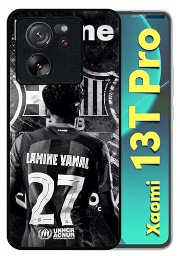 Générique Coque pour xiaomi 13t Pro - lamine yamal Foot - Silicone - Noir