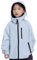 Rolanko Veste Imperméable à Capuche pour Filles, Manteau de Pluie Léger Coupe-vent Vêtements de Pluie pour Garçons de 7 à 14 Ans, Bleu, Taille : 150/10-11 ans