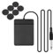 Sustain Pedal, Expression-Fußpedal, Fußschalter, Tastaturpedal, Halbpedal für Klavier und E-Keyboard Universal, Schwarz, 6,35 mm