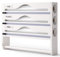 Distributeur Aluminium Et Film Alimentaire avec Porte Sopalin Cuisine, Distributeur Film Alimentaire avec Coupeur, Derouleur Papier Alimentaire Sopalain, Film, Alu, Papier De Cuisson C,Three-Gang